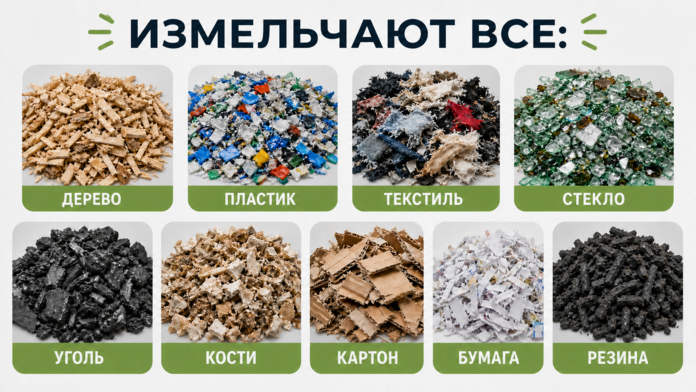 Одновальный шредер ОШВ 1000 купить за 3 290 000 руб. с доставкой по России